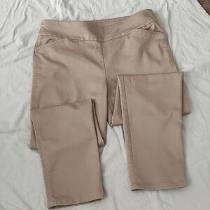 Croft & Barrow Cream Stretch Pants